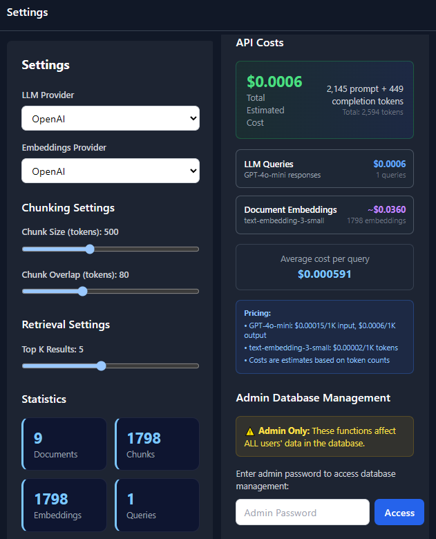 Ask Your Documents dashboard screenshot 5